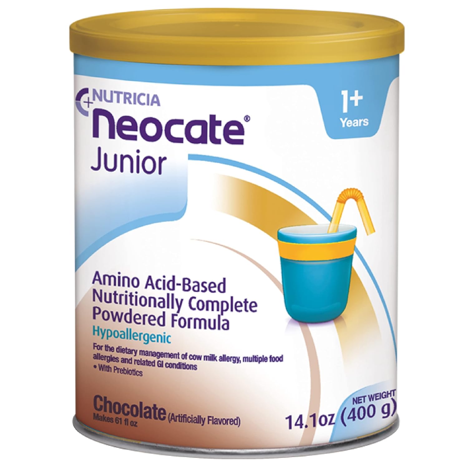 Neocate Junior Fórmula Especial Sin Lácteos Prebióticos 400g