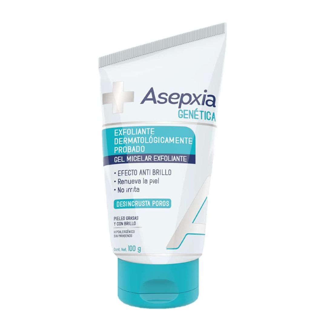 Asepxia Genética Gel Micelar Exfoliante (100 gr)