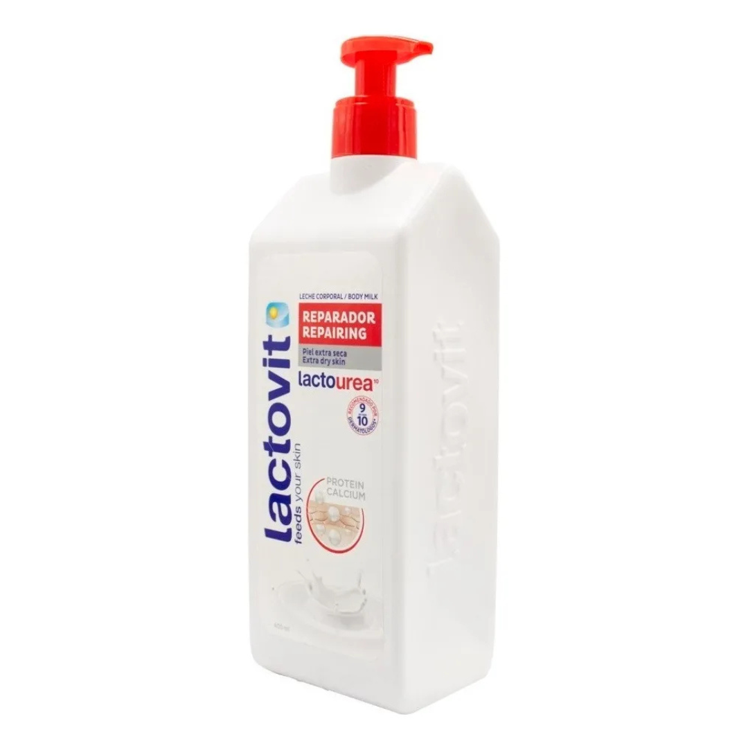 Crema corporal Lactovit "Lactourea" Nutrireparadora de 400ml