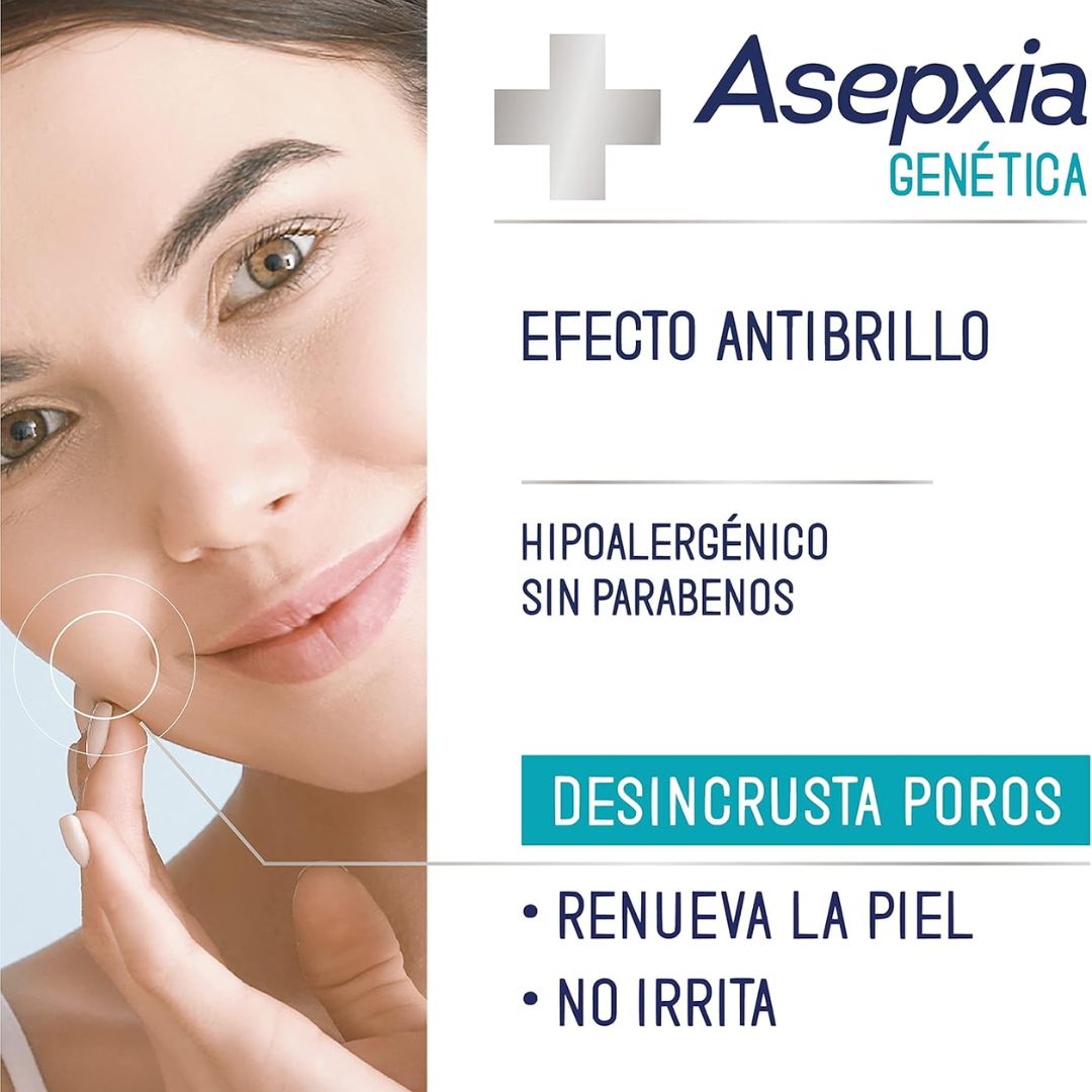 Asepxia Genética Gel Micelar Exfoliante (100 gr)
