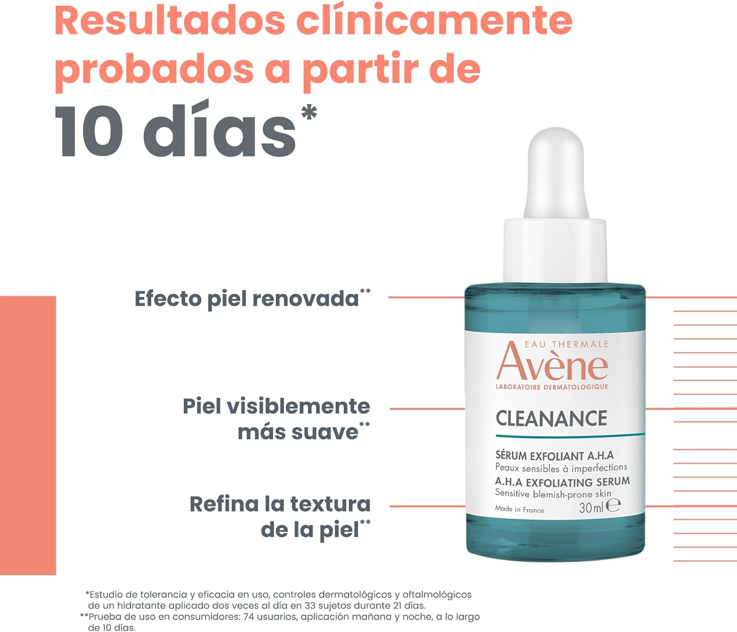 Avène Cleanance Sérum Exfoliante AHA Anti-imperfecciones 30ml