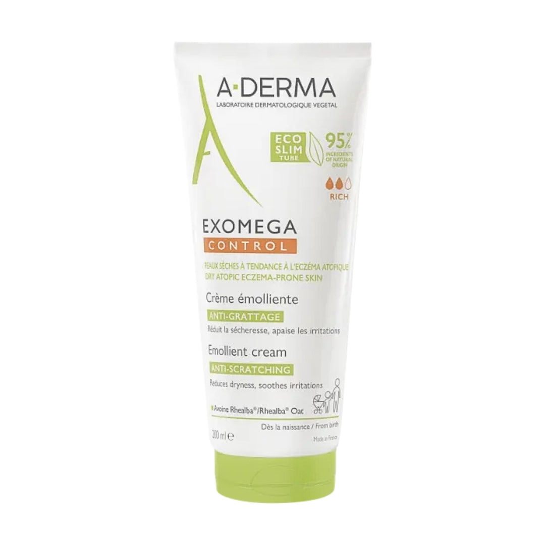 A- Derma Exomega Crema Emoliente (10 pzas de 5 ml c/u)