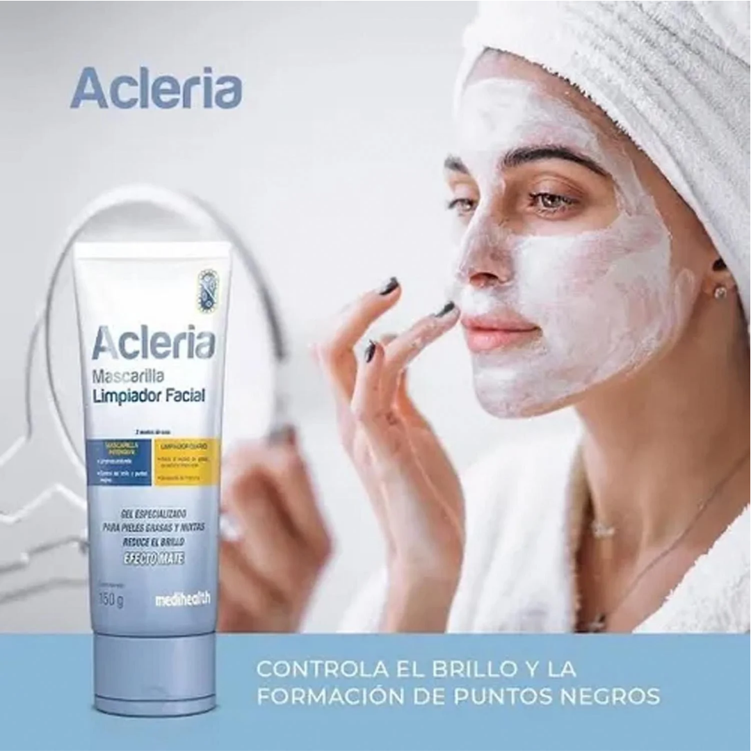 Acleria Mascarilla Gel Limpiador Efecto Mate (150 gr)