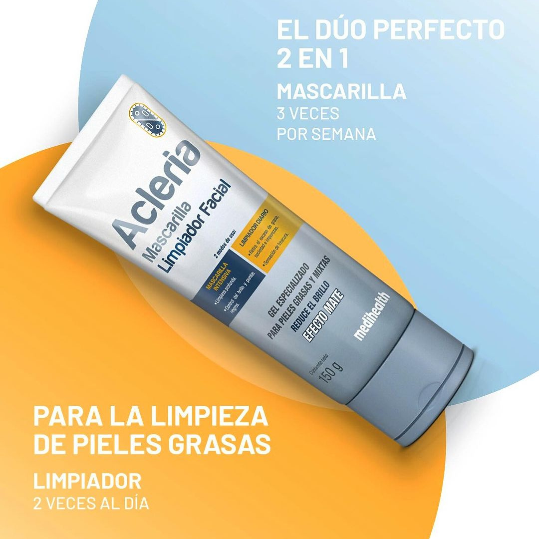 Acleria Mascarilla Gel Limpiador Efecto Mate (150 gr)