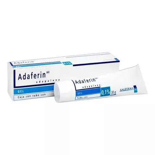 Adaferin (adapaleno) 0.1% Gel Elimina Acné Cicatrices (30 g)