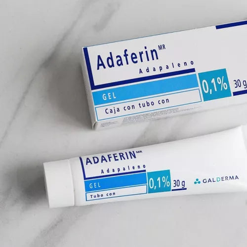 Adaferin (adapaleno) 0.1% Gel Elimina Acné Cicatrices (30 g)