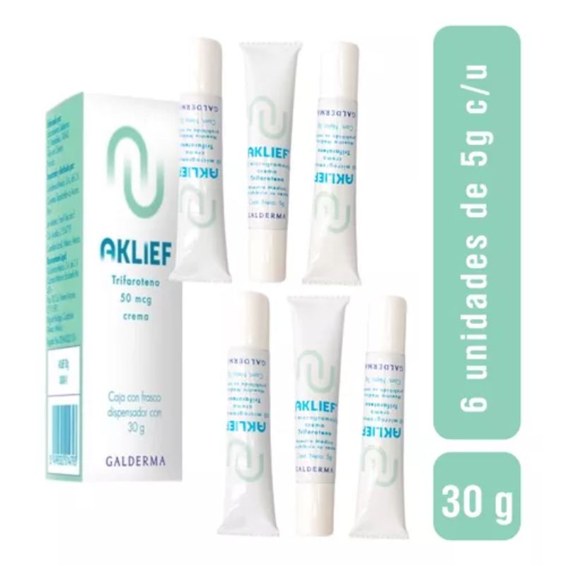 Galderma Aklief Antiacne y piel grasa 6 Pack (5 g c/u)