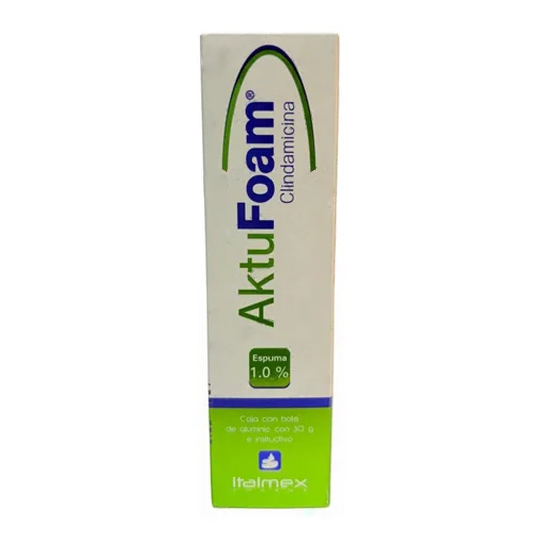 AKTUFOAM CLINDAMIN 1.0% – ESPUMA ANTIACNÉ (30 g)