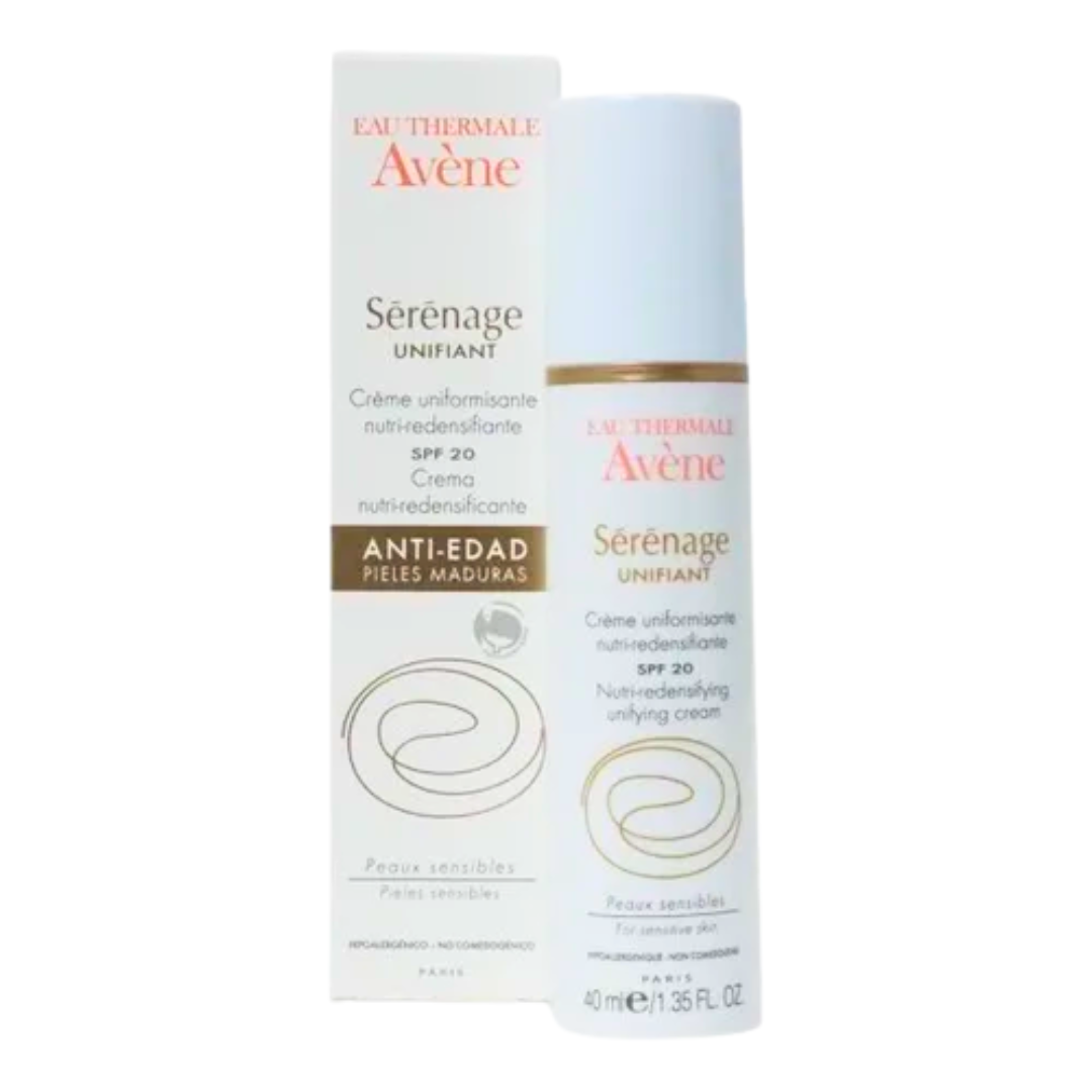 Avene Serenage Unifiant Spf 20 Anti Edad Pieles Maduras (40 ml)