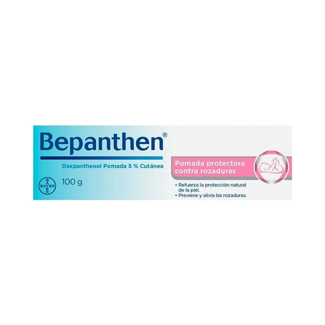 Bepanthen Pomada 5 % Cutanea Protectora Anti Rozaduras 100 G