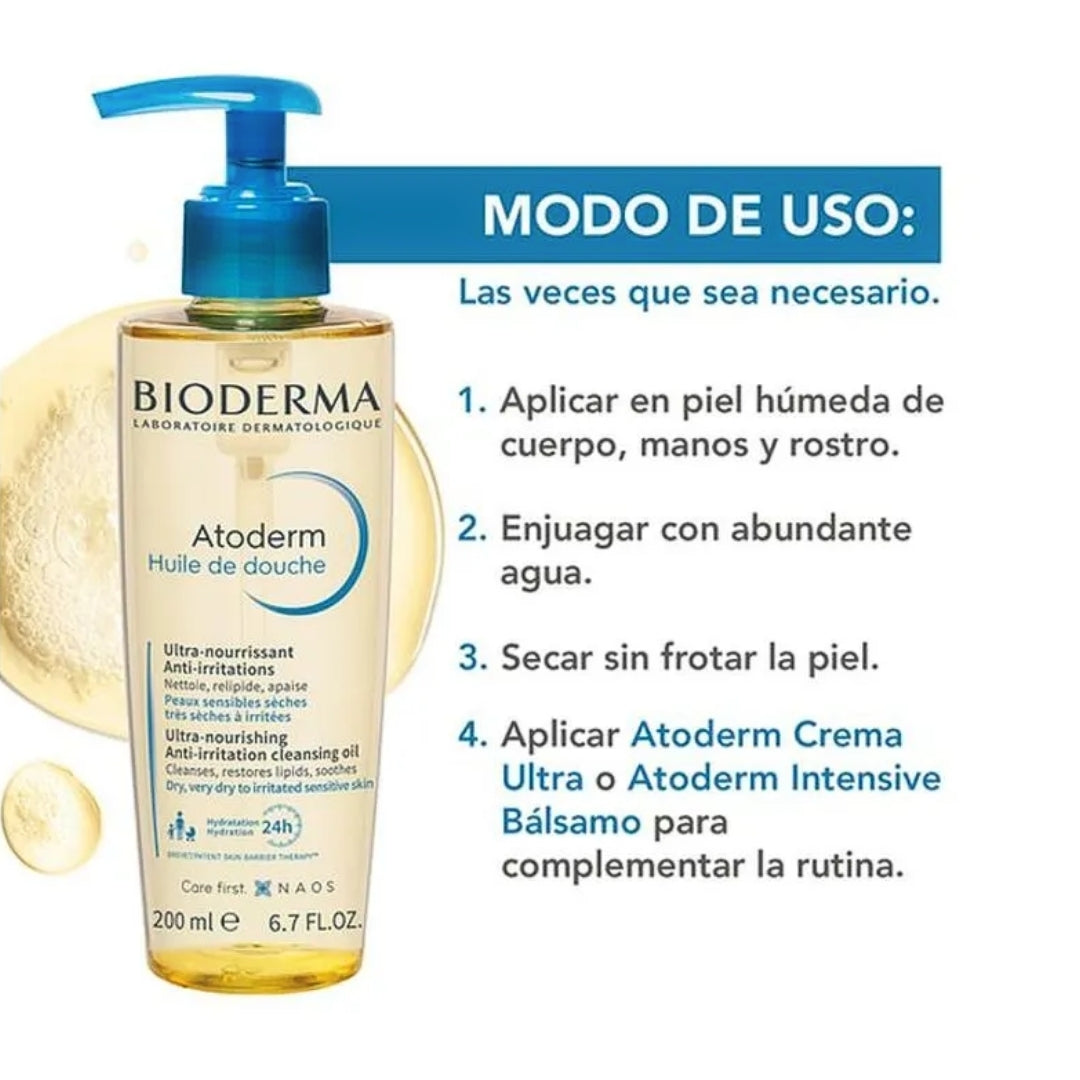 Bioderm Atoderm Huile Anti Irritacion (200 ml)