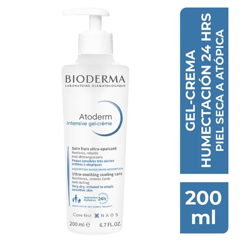 Bioderma Atoderm Intensive Gel Creme Para Resequedad (200 ml)