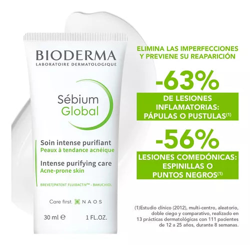 Bioderma Sébium Global Tratamiento Piel Acnéica (30 ml)