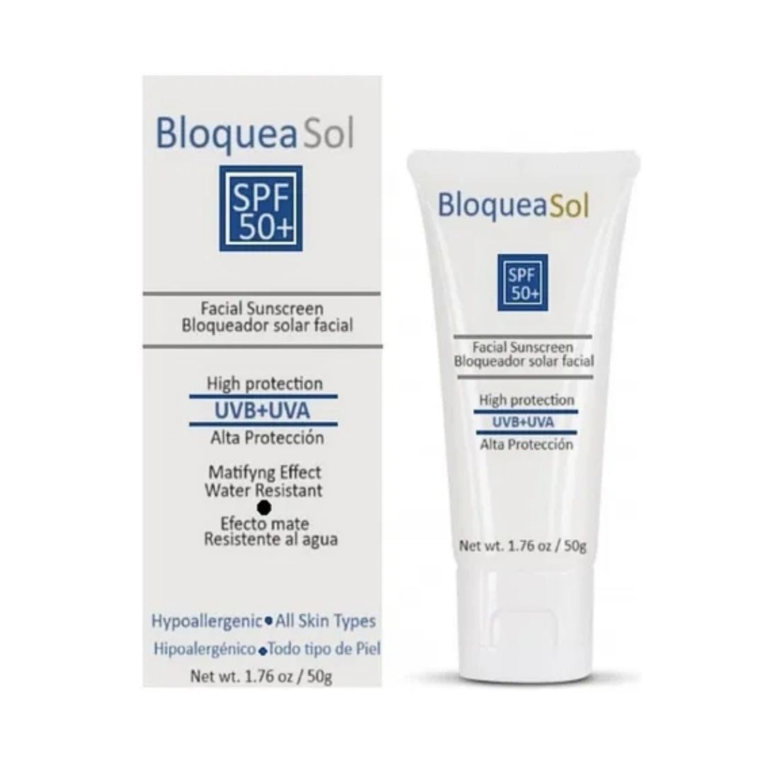 Bloquea Sol Bloqueador Solar Facial Efecto Mate SFP 50+