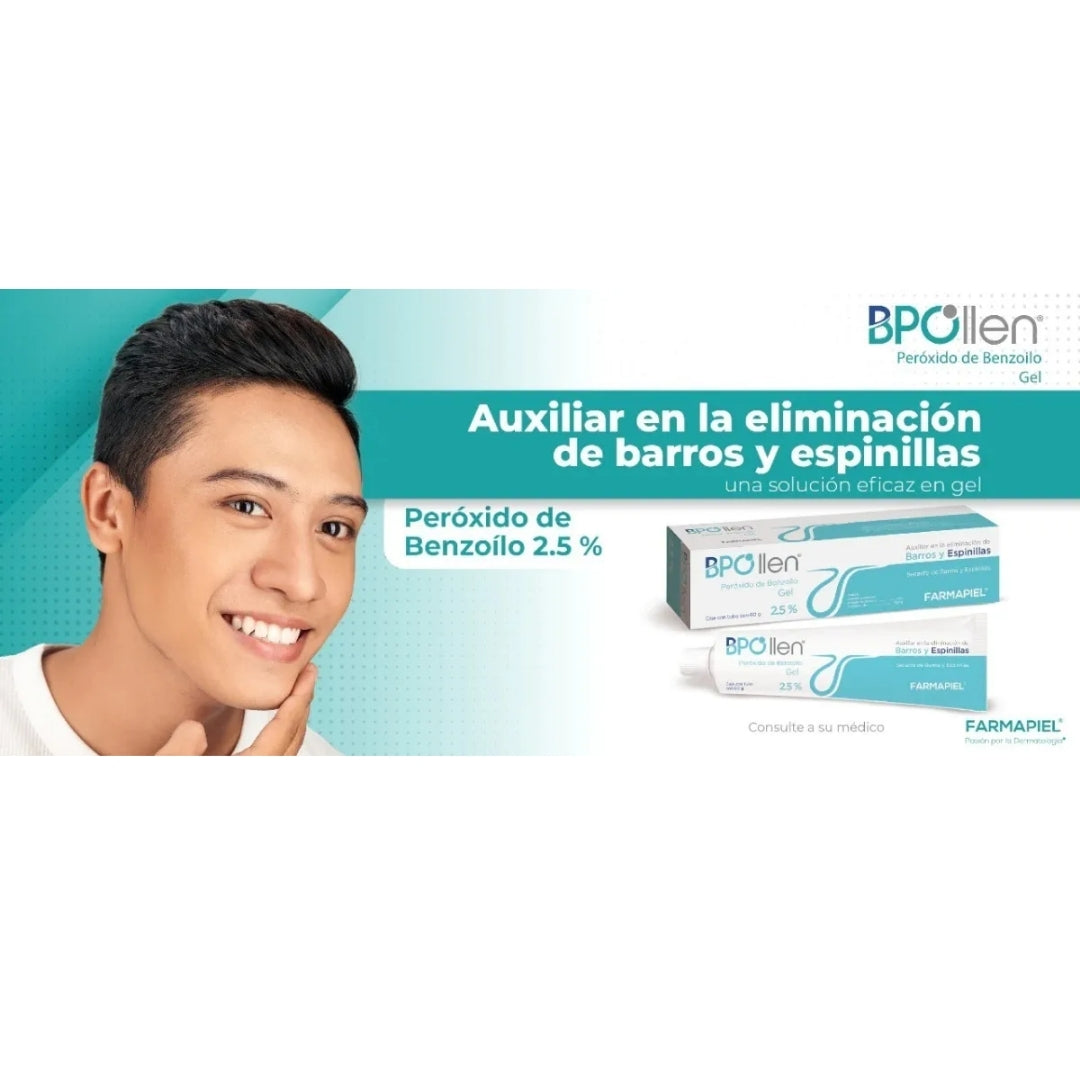 Bpollen Peróxido de Benzoilo 2.5% Gel Secante antiacné