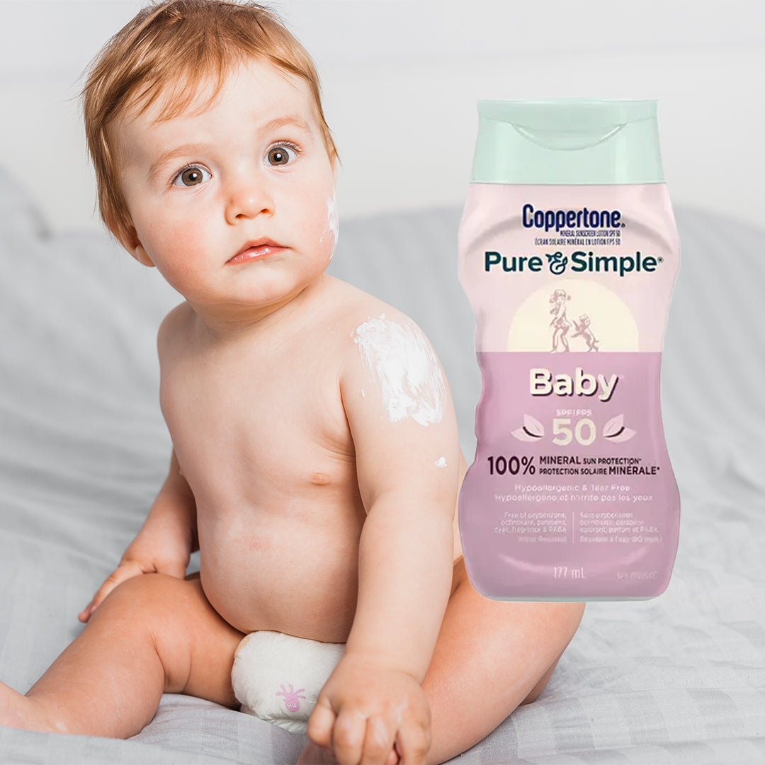 Coppertone Pure & Simple Protector Baby Spf 50 100% Mineral (177 gr)