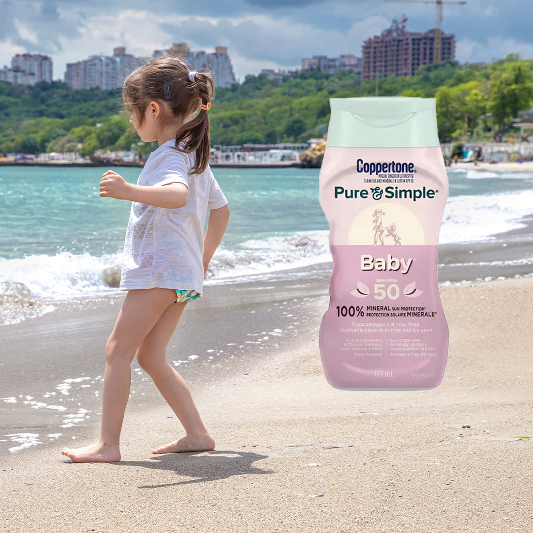Coppertone Pure & Simple Protector Baby Spf 50 100% Mineral (177 gr)