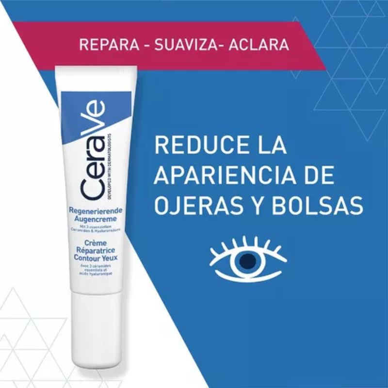 Cerave Contorno De Ojos Niacinamida Crema Reparadora (14 ml.)