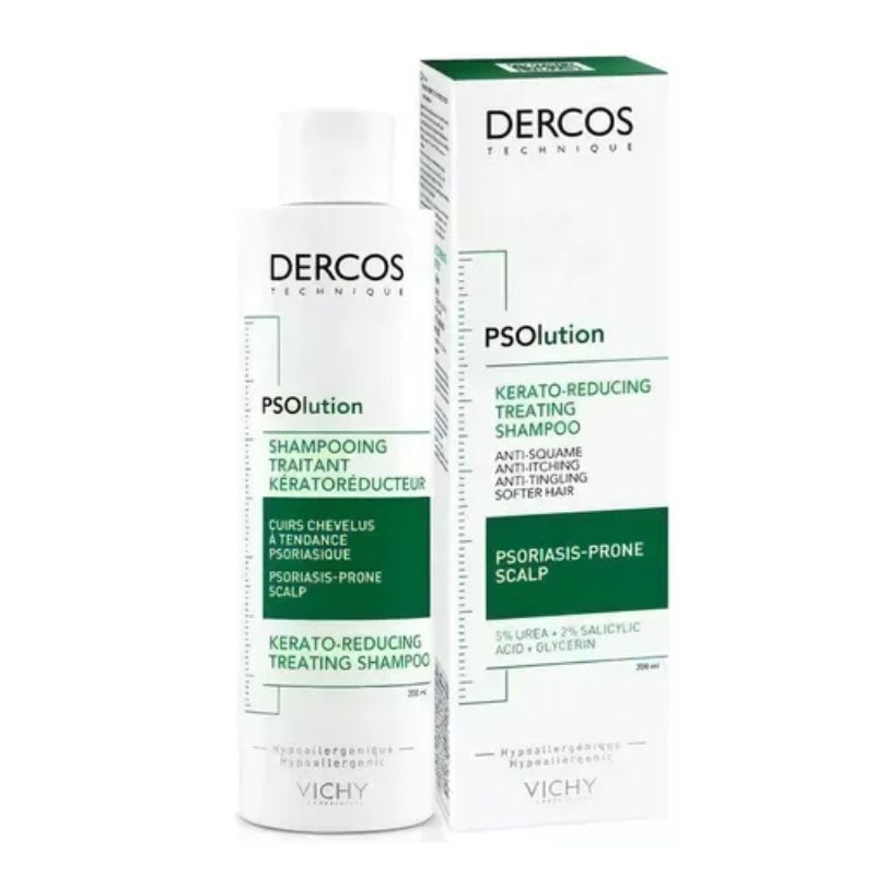 Dercos Shampoo Psolution Psoriasis Picazón Descama Vichy (216 ml.)
