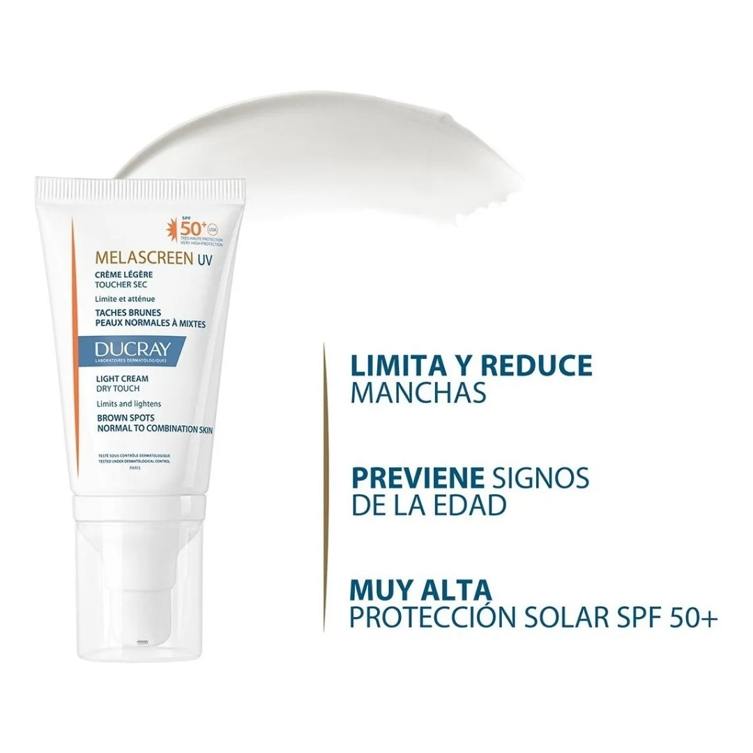 Ducra Melascree Uv Crema Ligera Tacto Seco 40 Ml Antimanchas