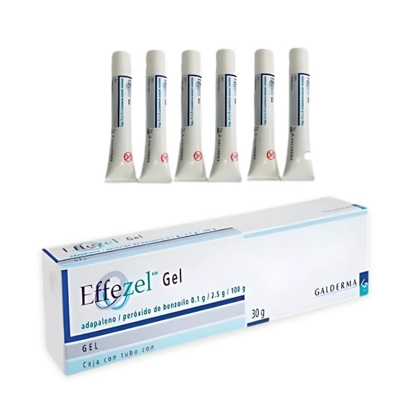 Effezel 0.1% Total 30gr Kit 6 Cremas De 5gr Anti Acné