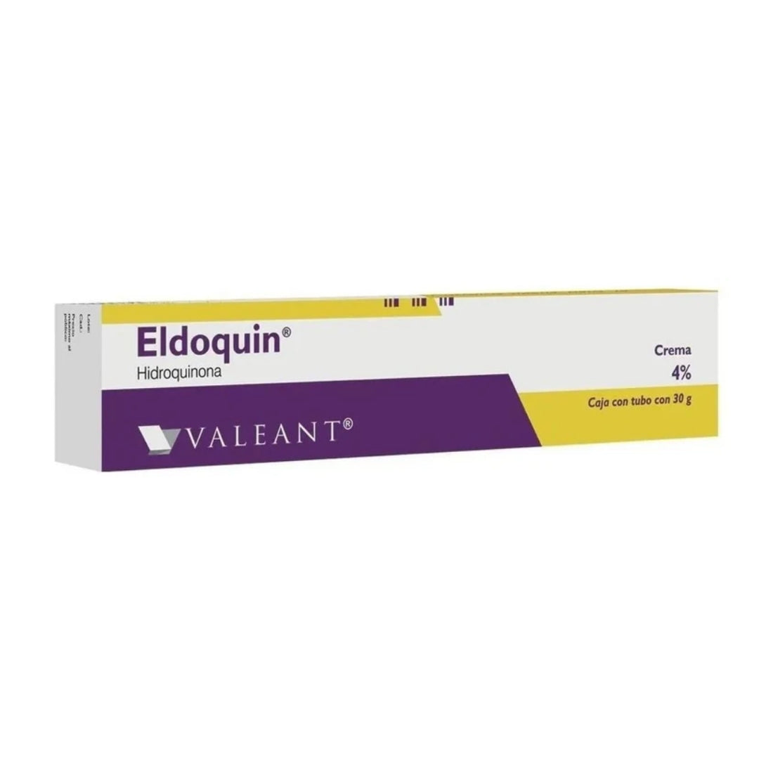 Valeant ELDOQUIN 4% Crema blanqueadora, despigmentante, para paño o manchas (30 g)