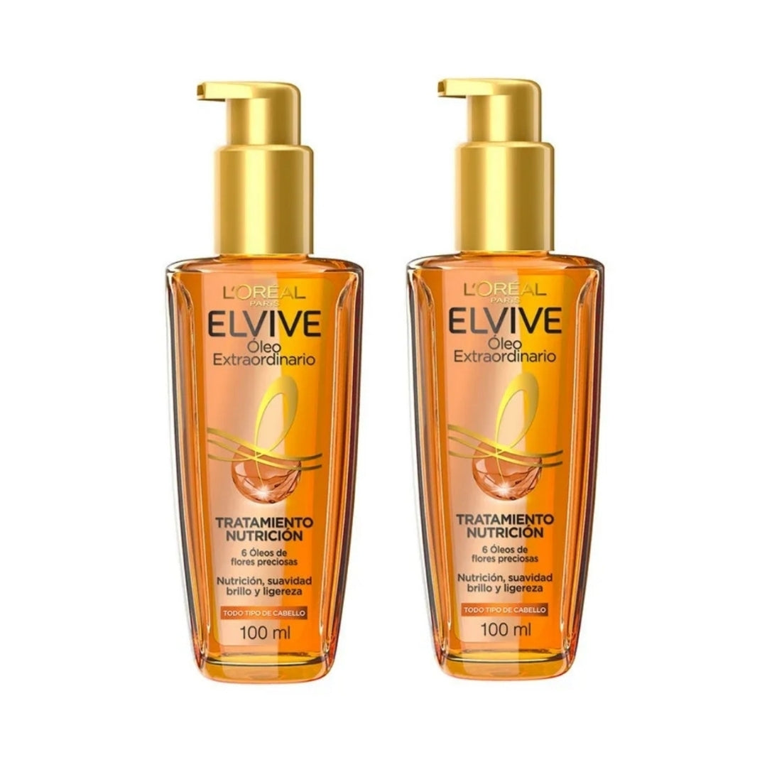 Elvive Óleo Extraordinario con 6 óleos de flores preciosas (100 ml) de L'Óreal Paris