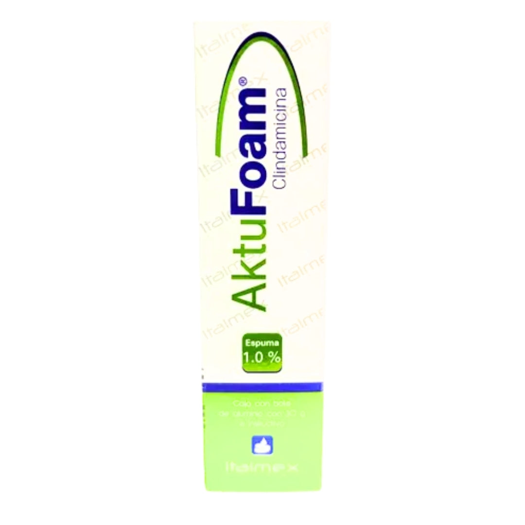 AKTUFOAM CLINDAMIN 1.0% – ESPUMA ANTIACNÉ (30 g)