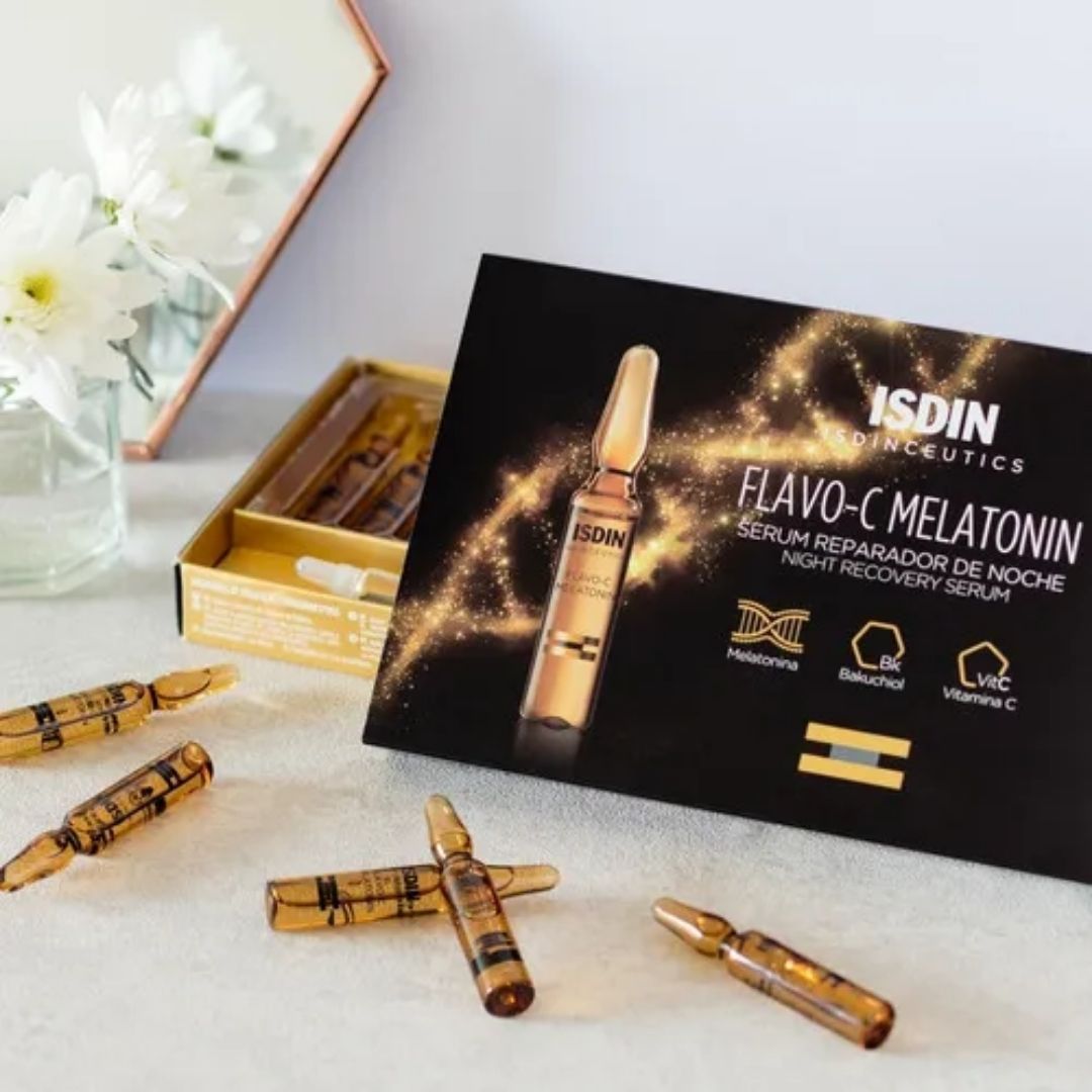 Isdinceutics Flavo-C Melatonin Pack 10 Ampolletas (2 ml c/u)