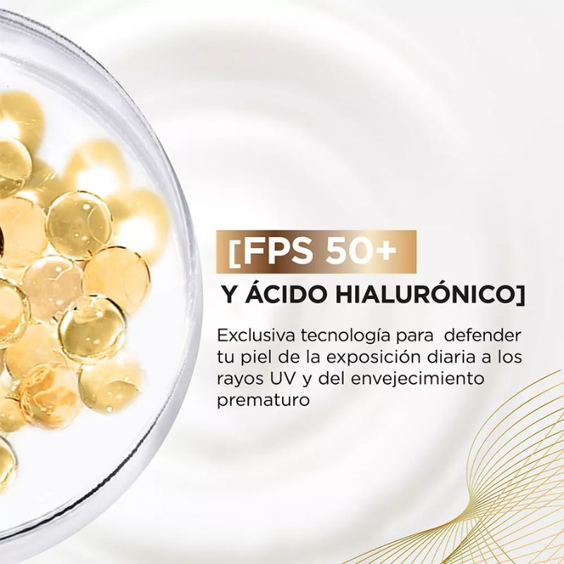 L'oréal Paris Protector Solar Diario Fps50+ Uv Defender Fluido Invisible, 40ml