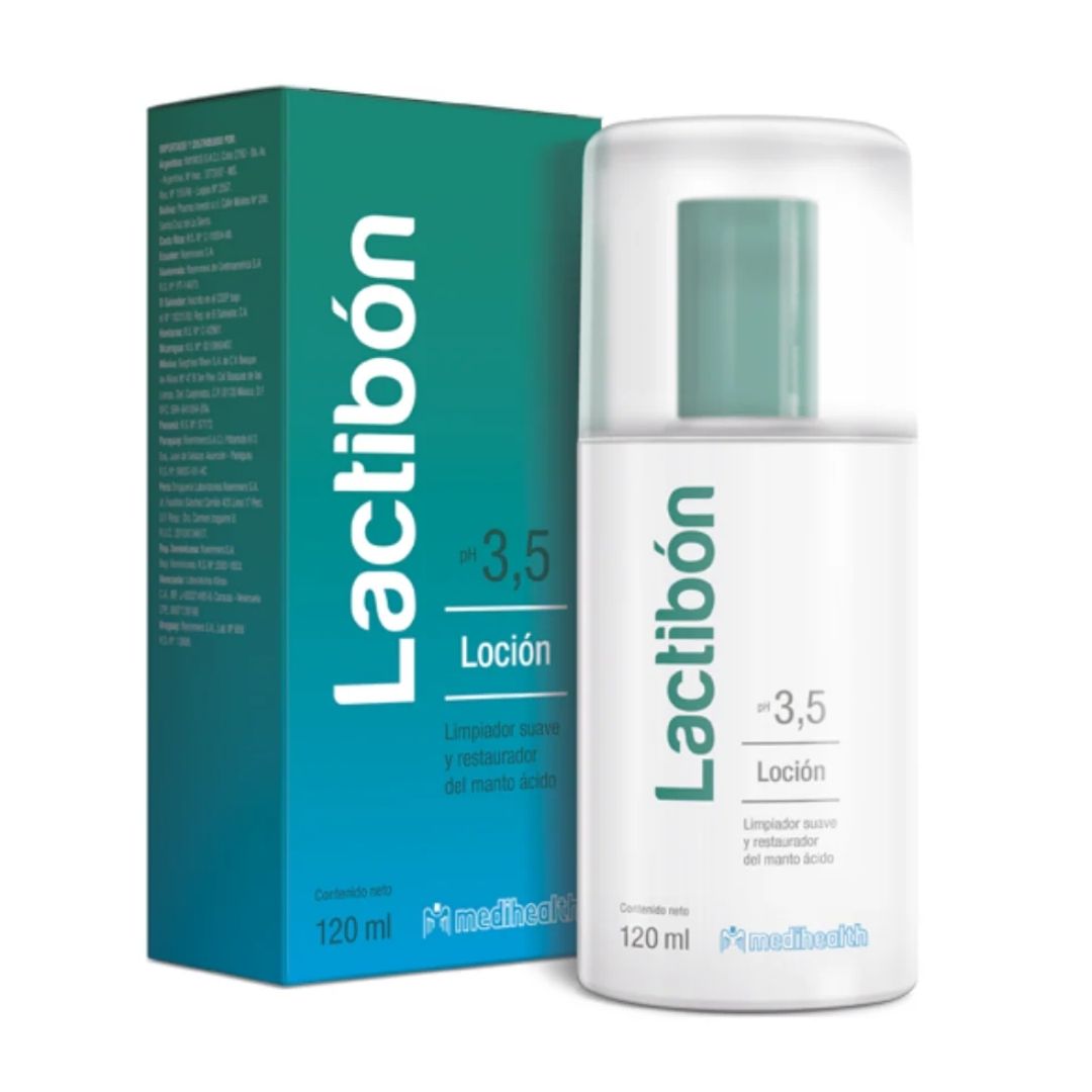 Lactibon Locion Limpiador Suave Y Restaurador Ph 3.5 (120 ml)