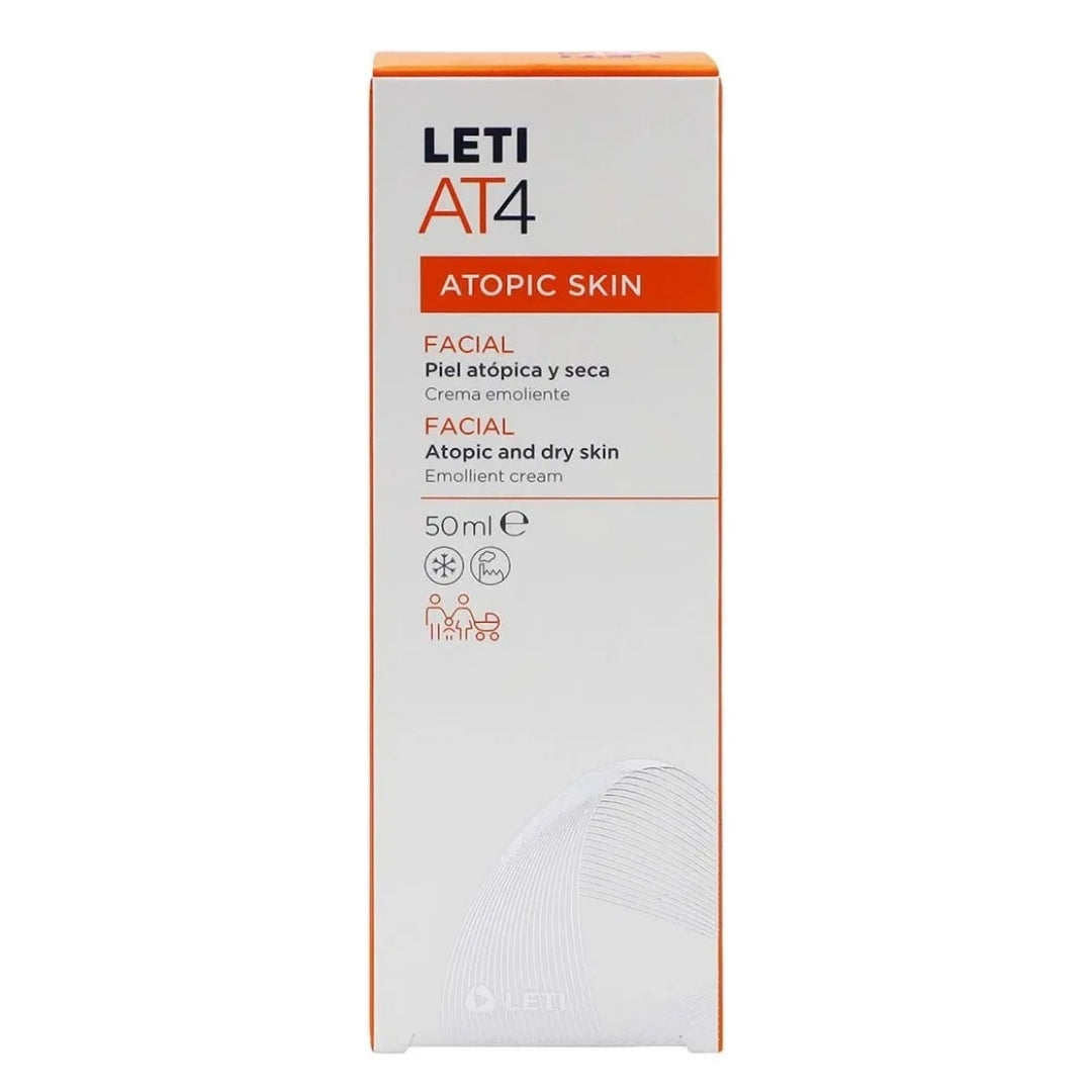 Leti AT4 Piel Atopica y Seca Crema Facial 50ml