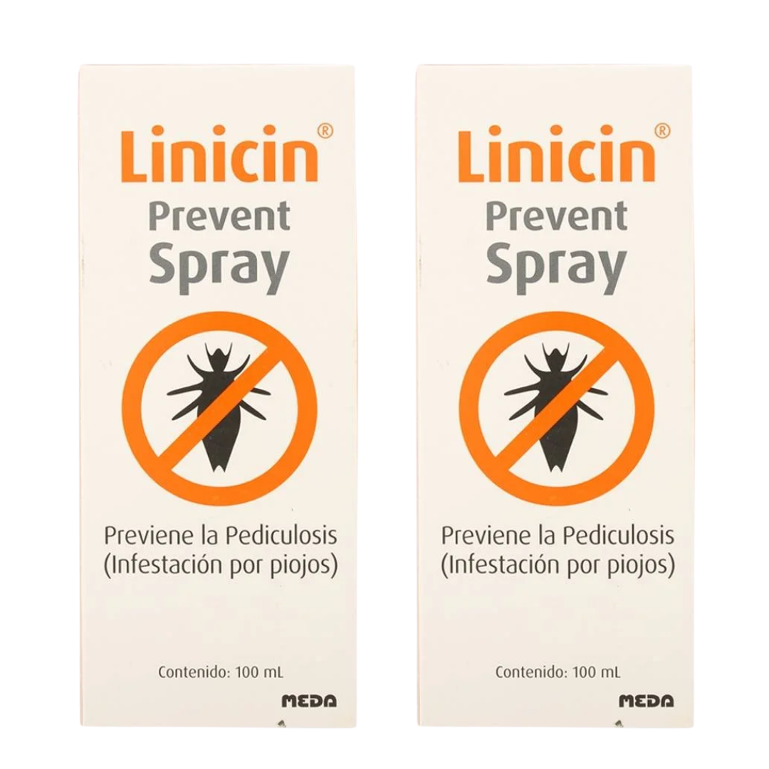 Linicin Prevent Spray Anti Piojos 2 Pack (100 ml)