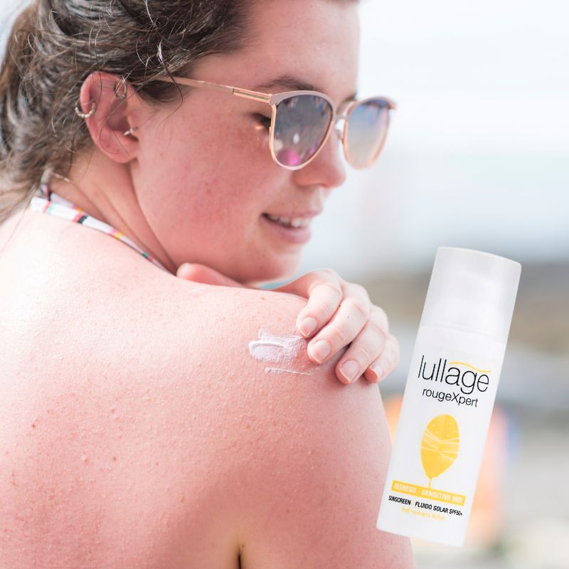 Lullage Protector Solar Fps 50 Anti Rojeces Piel Sensible