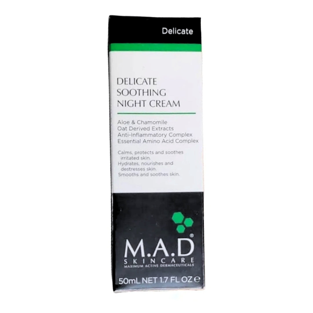 MAD Delicate Soothing Night Crema Calmante y Humectante (50 gr)