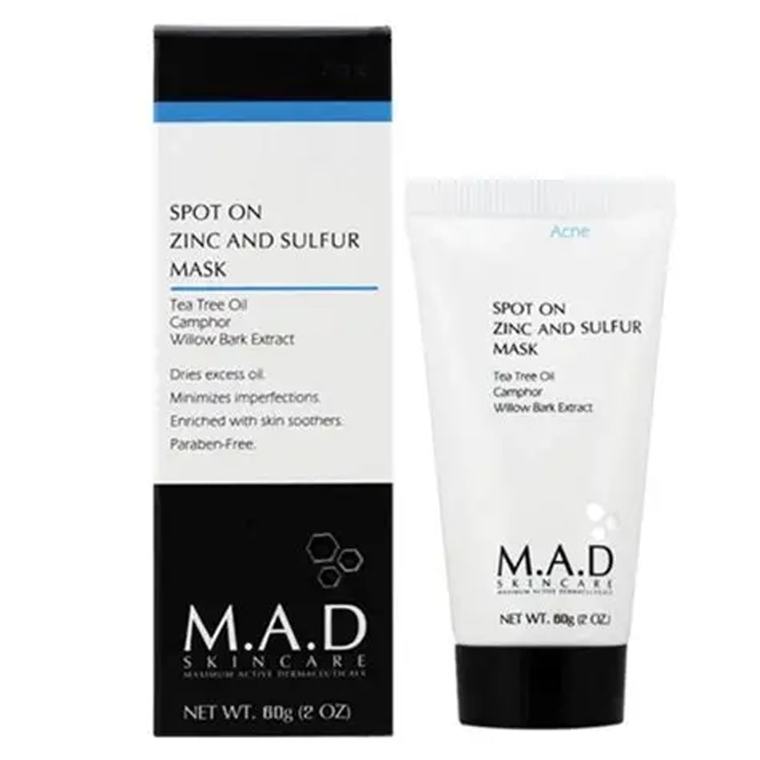 MAD ACNE MASCARILLA DE ZINC ANTI-MANCHAS (60g)