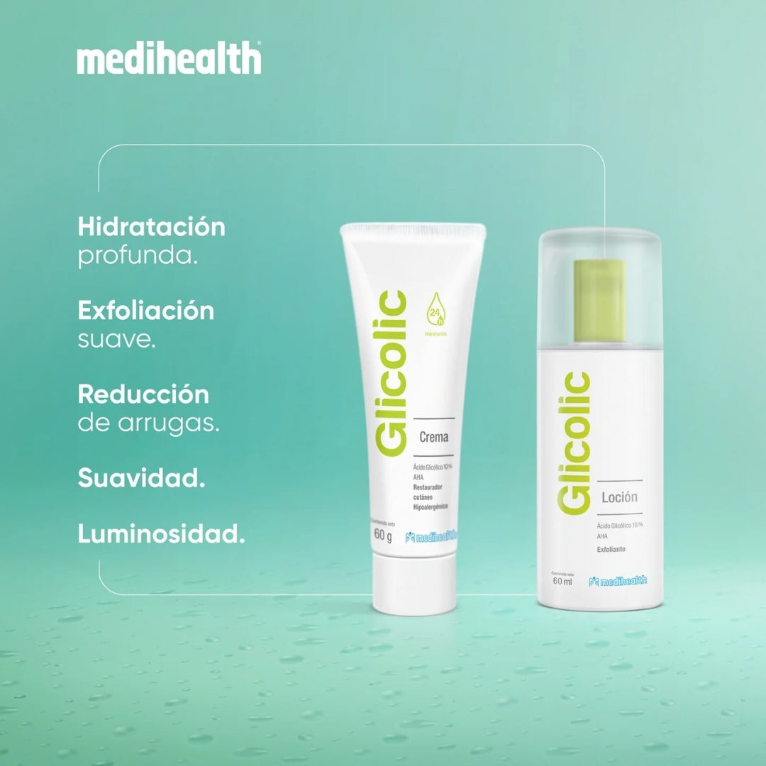 Medihealth Glicolic Crema Hidratante Anti Manchas (60 gr)