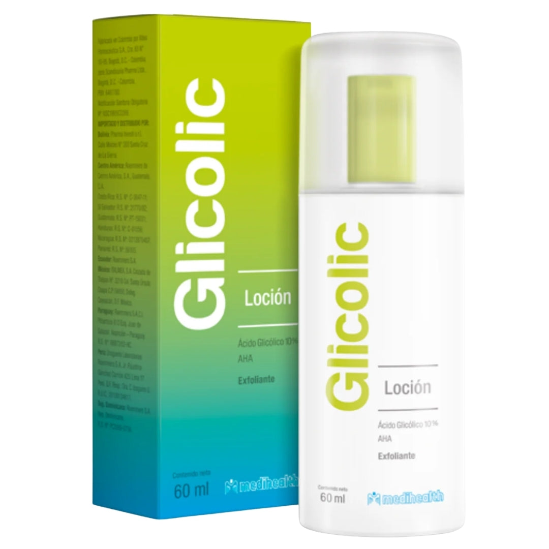 Medihealth Glicolic Locion Humectante Y Efec Exfoliante (60 ml)