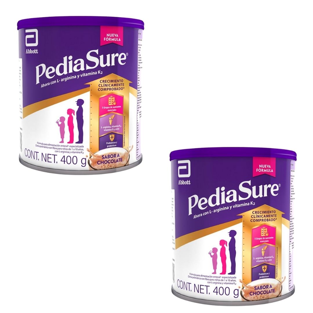 Suplemento Pediasure Sabor a Chocolate, en polvo (400 g por bote)
