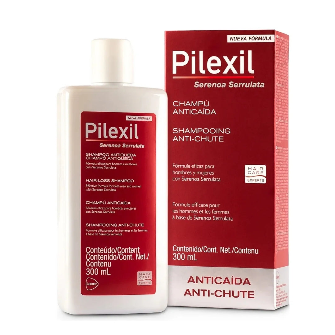 Pilexil Shampoo Anticaída Con Serenoa Serrulata 300 Ml