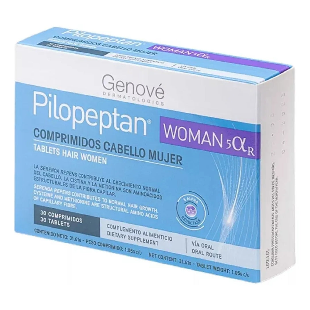Pilopeptan Woman 5 Alfa R Anticaída (para Mujer) 32 comprimidos