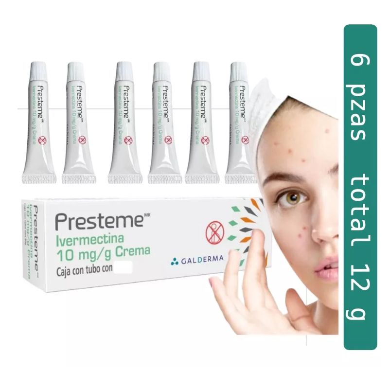 Presteme  Kit 6 Cremas De 2gr Anti Acné Rosácea