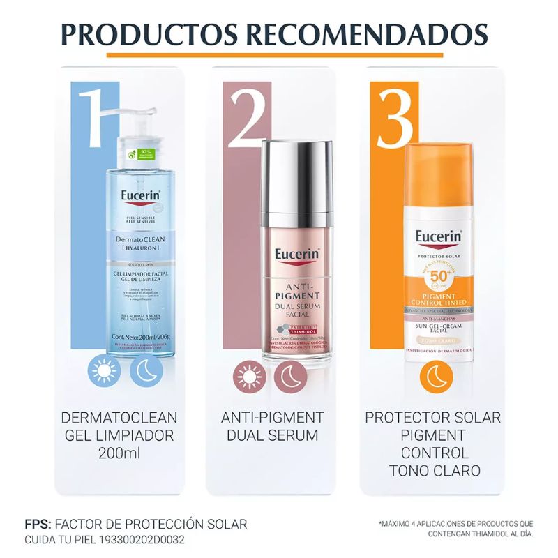 Eucerin Protector Solar Pigment Control 50 FPS Tono Claro (50 ml)