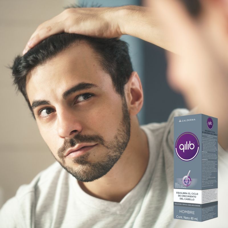 Qilib Tratamiento Caída de Cabello Hombre Solución Tópica (80 ml)