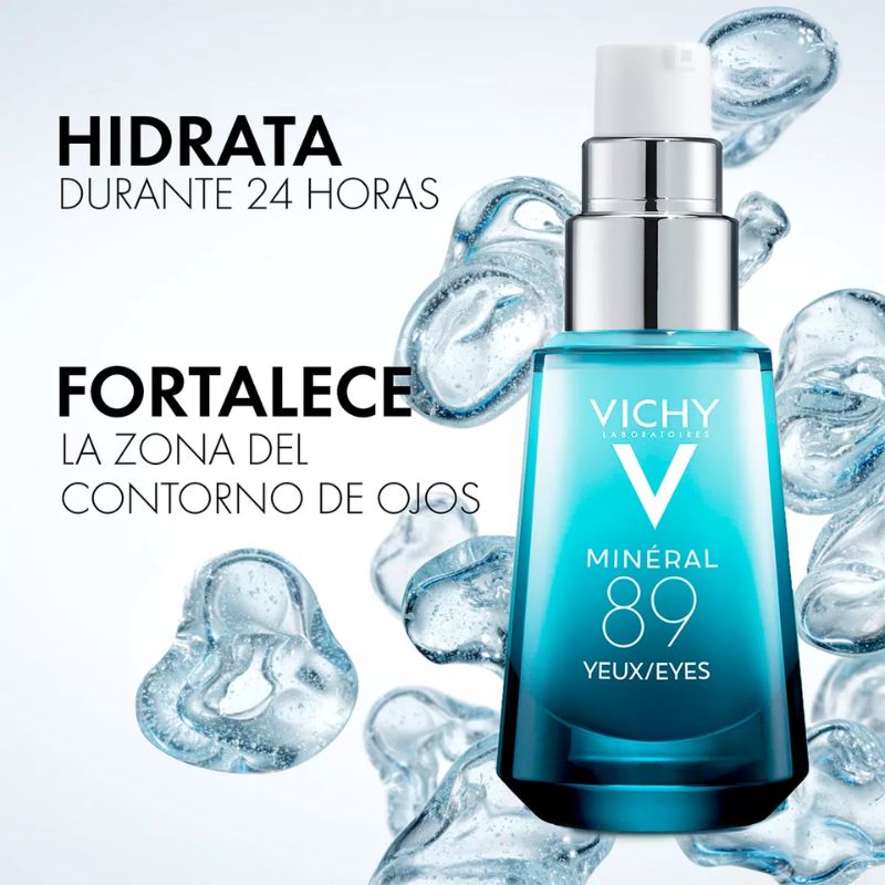 Vichy Minéral 89 Fortifier Facial Reparador Para Ojos (15 ml.)