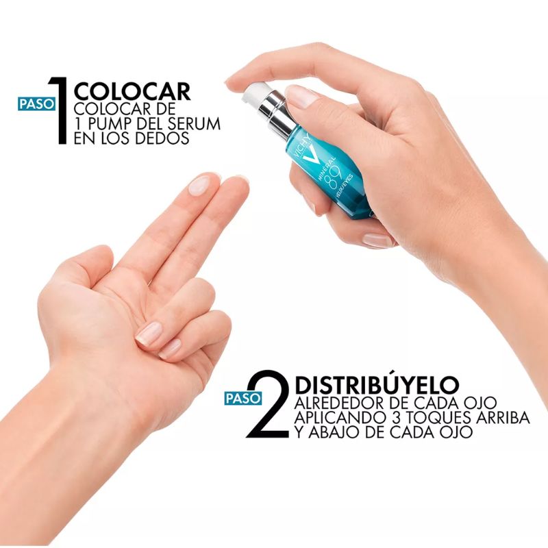 Vichy Minéral 89 Fortifier Facial Reparador Para Ojos (15 ml.)