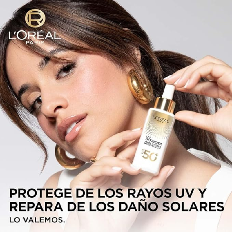 Sérum Protector Solar Invisible Fps 50+ Anti Manchas Y Lineas L'Oréal