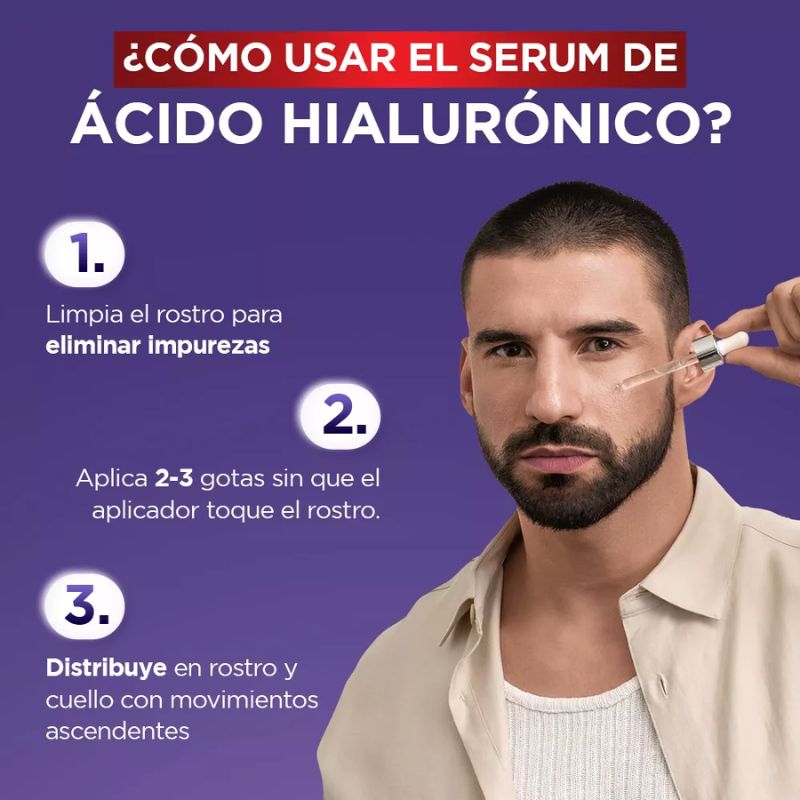 Sérum Rostro Revitalift Ácido Hialurónico de L'Oréal Paris: Un Básico en tu Rutina de Skin Care, hidrata intensamente y rellena líneas de expresión.