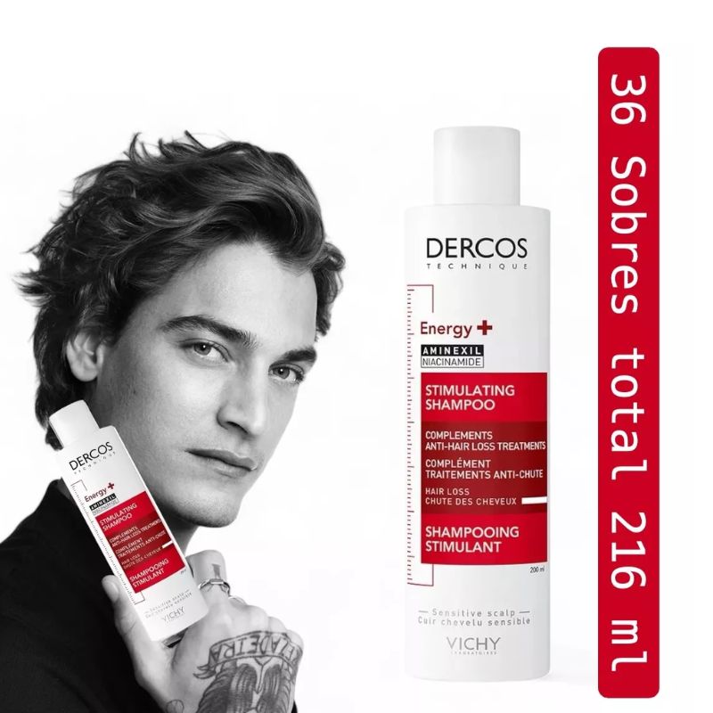 Shampoo Vichy Dercos Anti Caída 216 Ml 34 Sobres