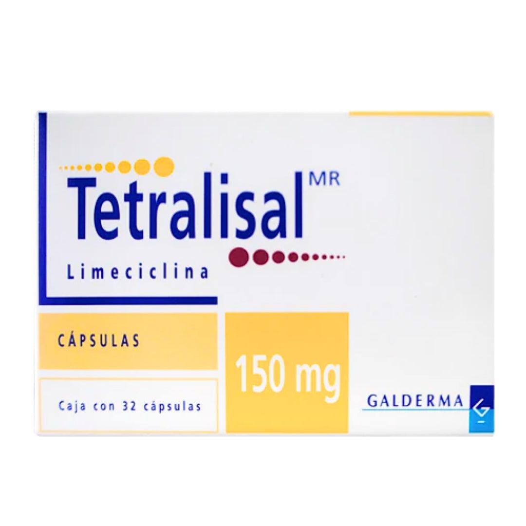Tetralisal 150mg, 32 Cápsulas.